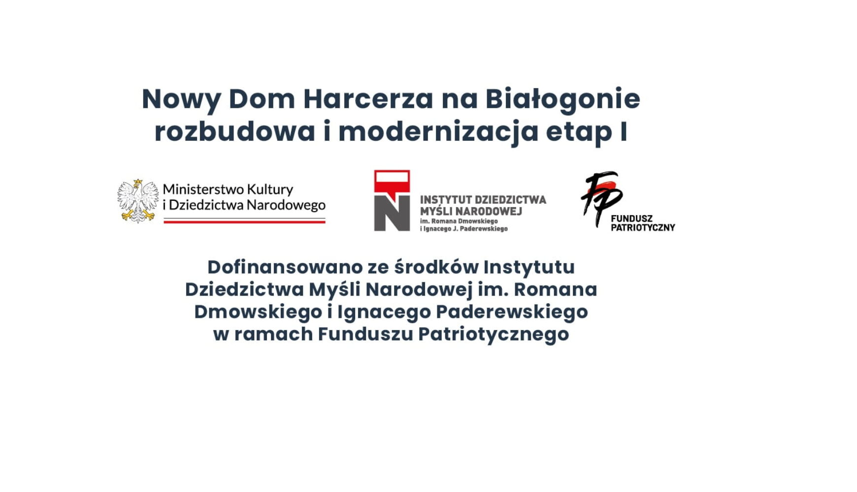 Nowy Dom Harcerza na Białogonie – rozbudowa i modernizacja – etap I