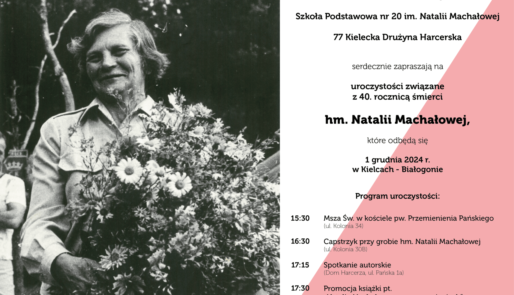 40. rocznica śmierci hm. Natalii Machałowej